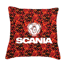 Puder scania griff - Rød busplys - KJoF - Sort nappa - 