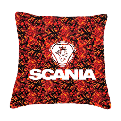 Puder scania griff - Rød busplys - KJoF - Sort nappa - 