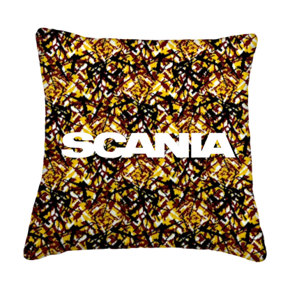 Puder scania - Gul busplys - KJoF - Sort nappa - 