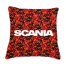 Puder scania - Rød busplys - KJoF - Sort nappa - 