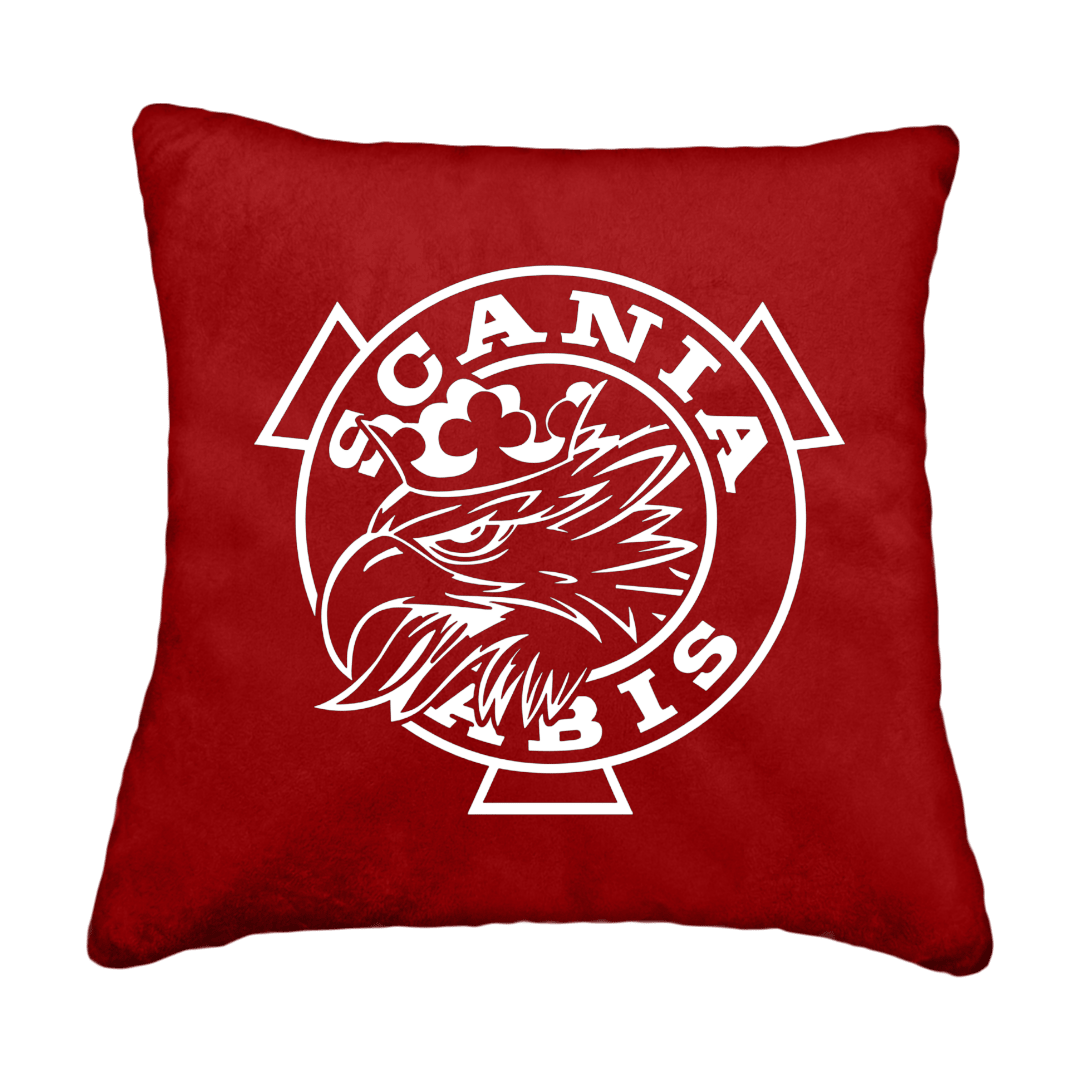 Puder scania vabis - Vinrød - KJoF - Sort nappa - 