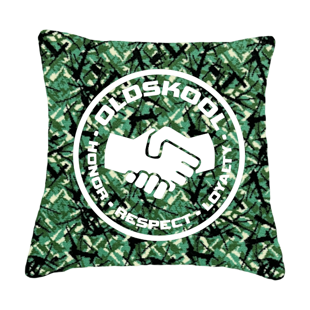 Puder shake hands - Grøn busplys - KJoF - Sort nappa - 