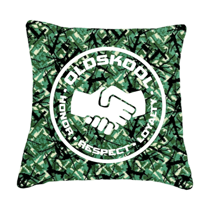 Puder shake hands - Grøn busplys - KJoF - Sort nappa - 