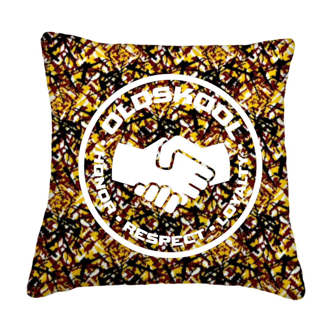 Puder shake hands - Gul busplys - KJoF - Sort nappa - 