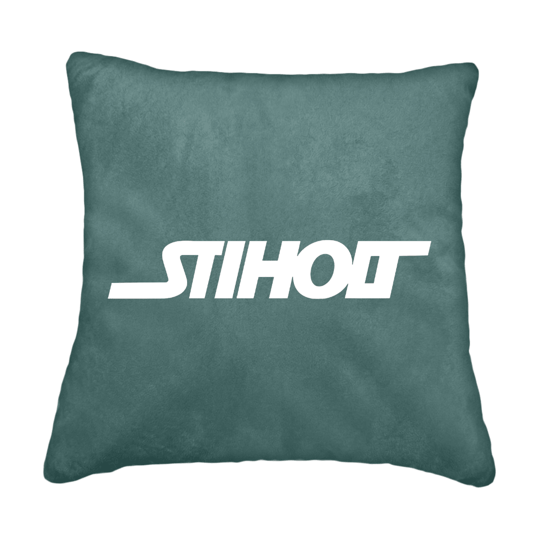 Puder stiholt - Aronagrøn - KJoF - Sort nappa - 