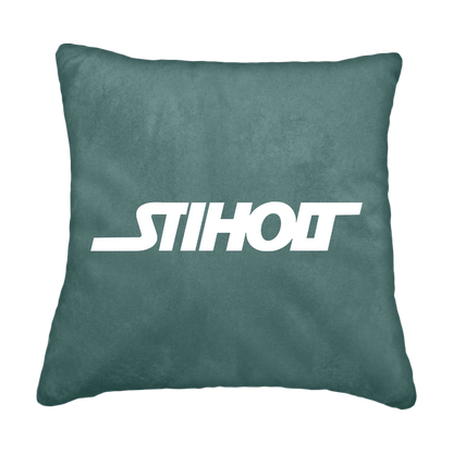 Puder stiholt - Aronagrøn - KJoF - Sort nappa - 