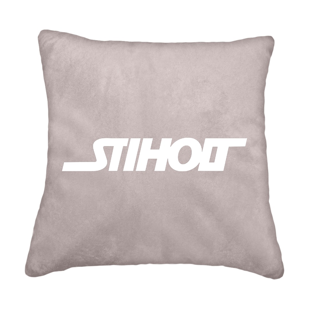 Puder stiholt - Gråt - KJoF - Sort nappa - 