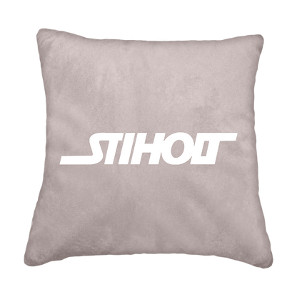 Puder stiholt - Gråt - KJoF - Sort nappa - 
