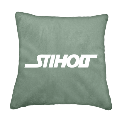 Puder stiholt - Salviegrøn - KJoF - Sort nappa - 