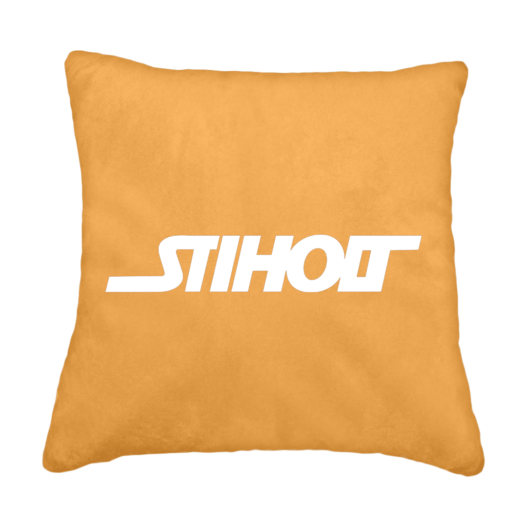 Puder stiholt - sennepsgul - KJoF - Sort nappa - 