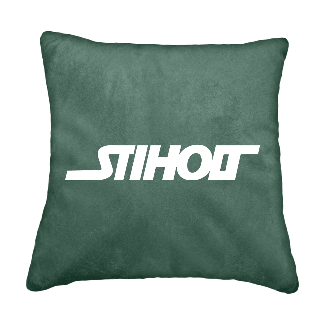 Puder stiholt - Skovgrøn - KJoF - Sort nappa - 
