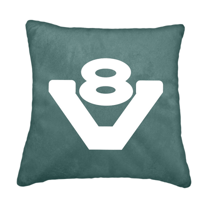 Puder V8 - Aronagrøn - KJoF - Sort nappa - 