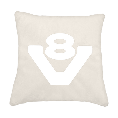 Puder V8 - Elfenben - KJoF - Sort nappa - 