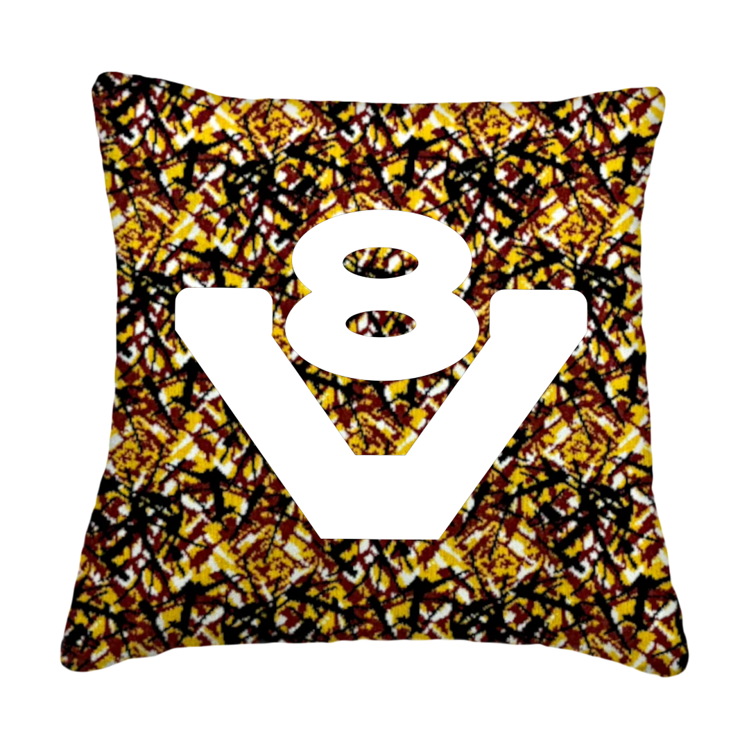 Puder V8 - Gul busplys - KJoF - Sort nappa - 