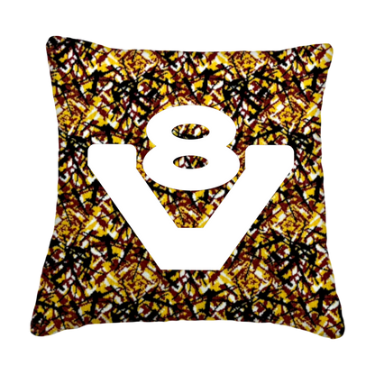 Puder V8 - Gul busplys - KJoF - Sort nappa - 