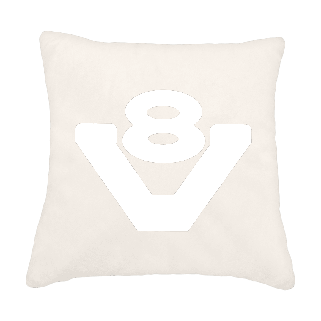 Puder V8 - Hvid - KJoF - Sort nappa - 