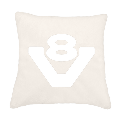 Puder V8 - Hvid - KJoF - Sort nappa - 