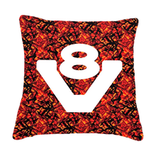 Puder V8 - Rød busplys - KJoF - Sort nappa - 