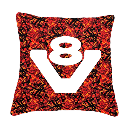 Puder V8 - Rød busplys - KJoF - Sort nappa - 