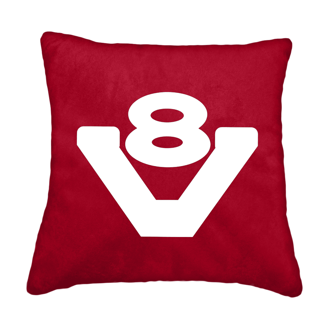 Puder V8 - Rød - KJoF - Sort nappa - 