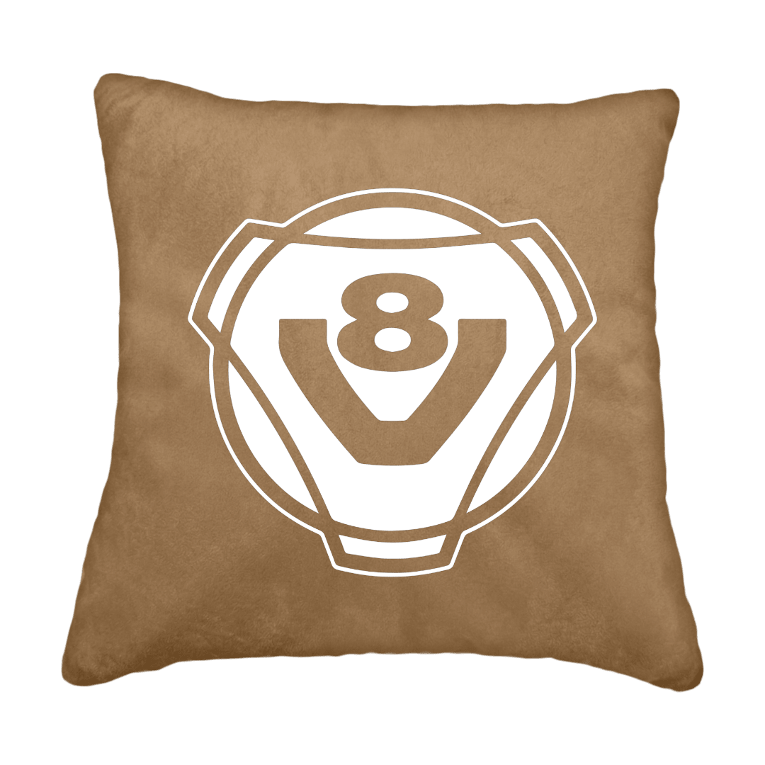Puder V8 rund - Beige - KJoF - Sort nappa - 