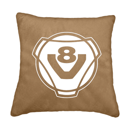 Puder V8 rund - Beige - KJoF - Sort nappa - 