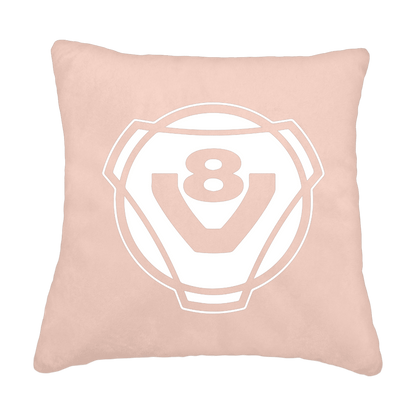 Puder V8 rund - Puderpink - KJoF - Sort nappa - 