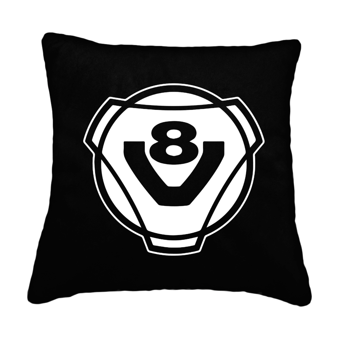 Puder V8 rund - Sort - KJoF - Sort nappa - 