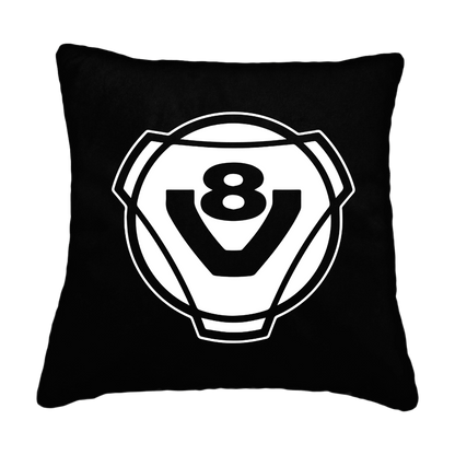 Puder V8 rund - Sort - KJoF - Sort nappa - 