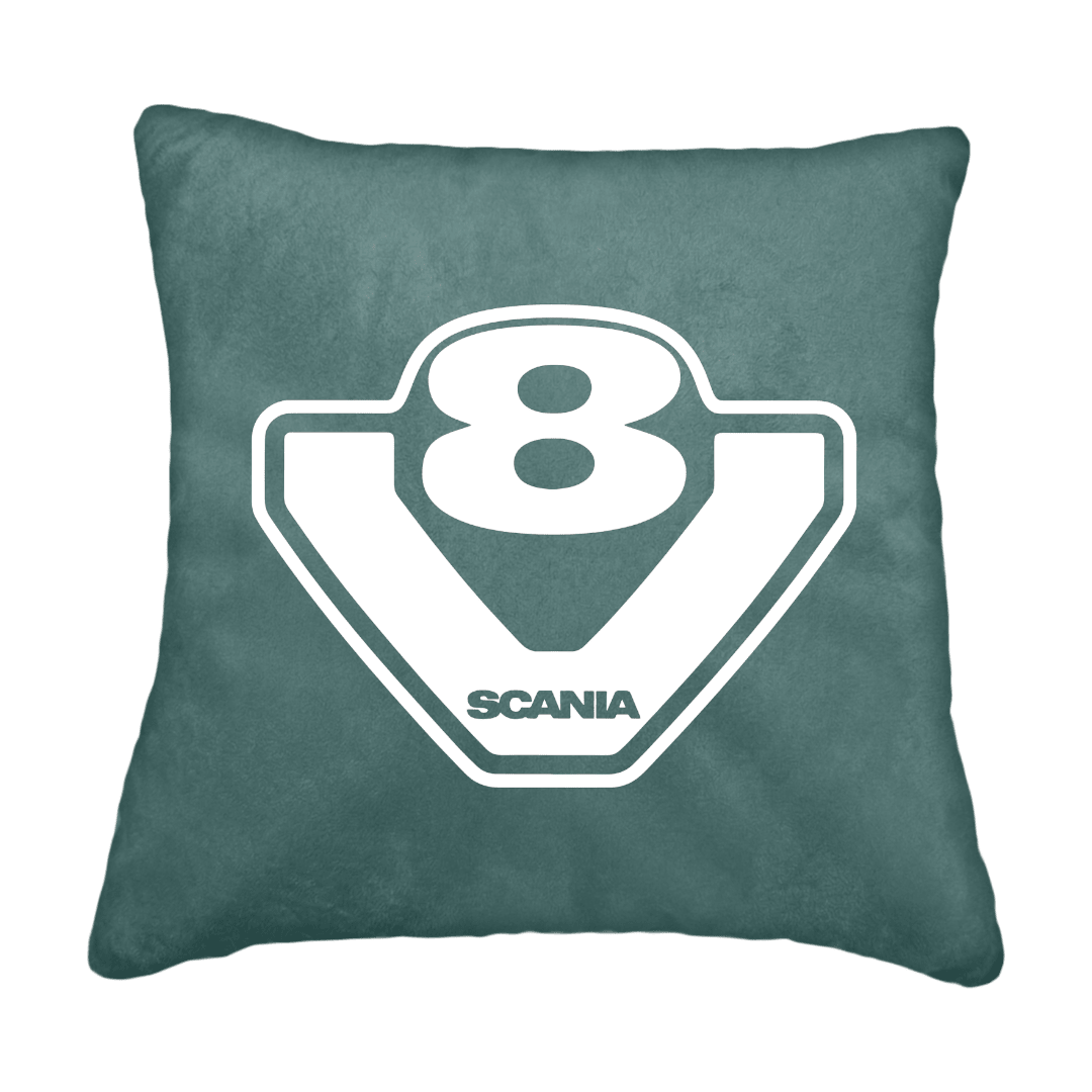 Puder v8 scania - Aronagrøn - KJoF - Sort nappa - 