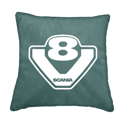 Puder v8 scania - Aronagrøn - KJoF - Sort nappa - 