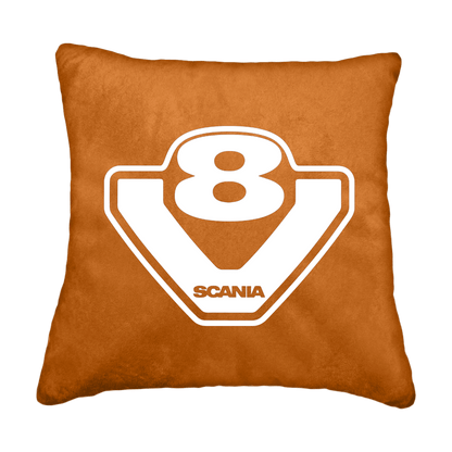 Puder v8 scania - Cognac - KJoF - Sort nappa - 