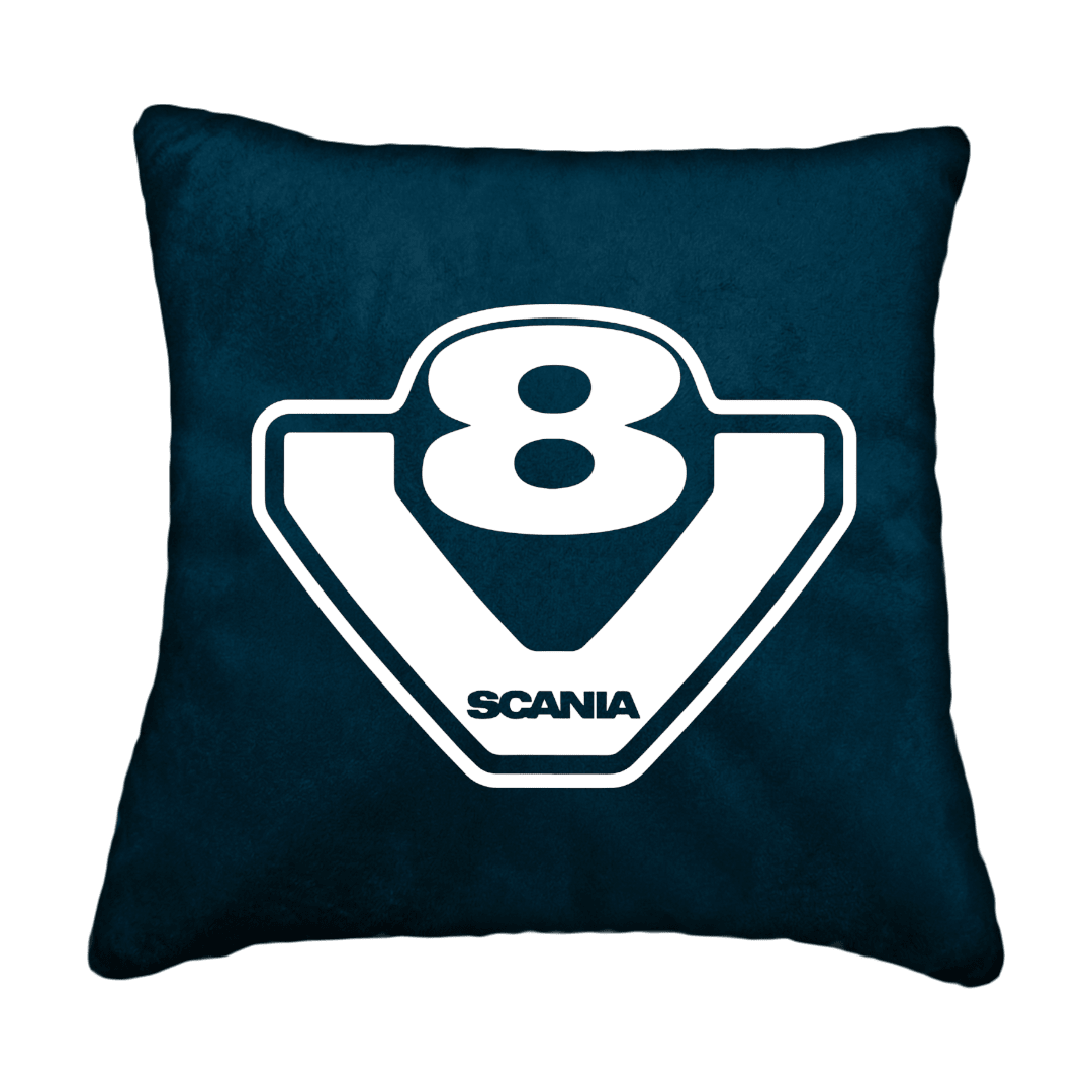 Puder v8 scania - Denimblå - KJoF - Sort nappa - 