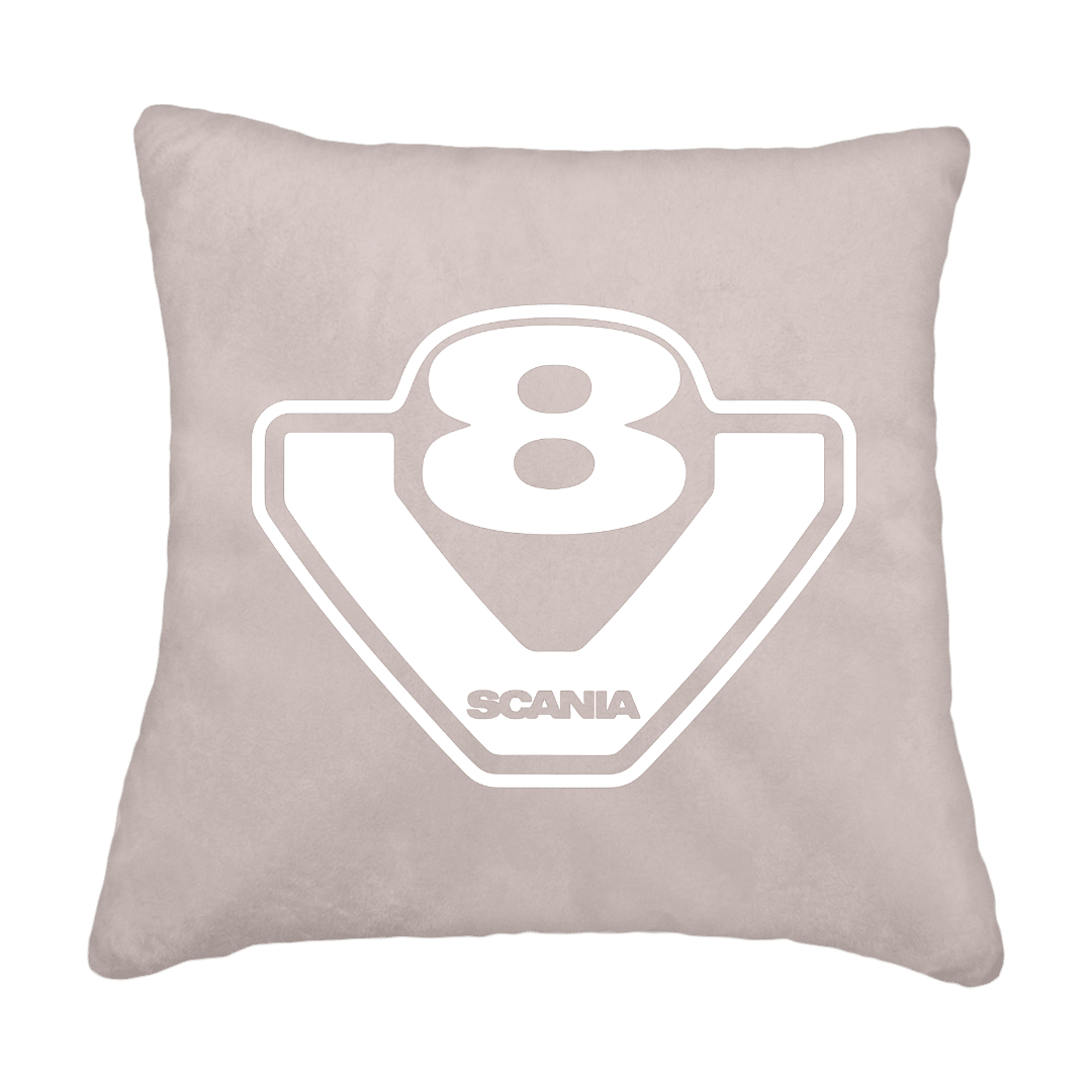 Puder v8 scania - Duegrå - KJoF - Sort nappa - 