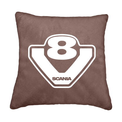 Puder v8 scania - Elefantgrå - KJoF - Sort nappa - 