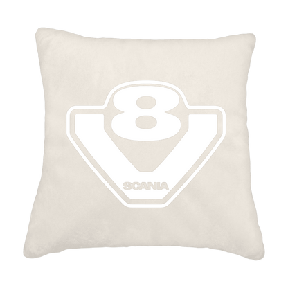 Puder v8 scania - Elfenben - KJoF - Sort nappa - 