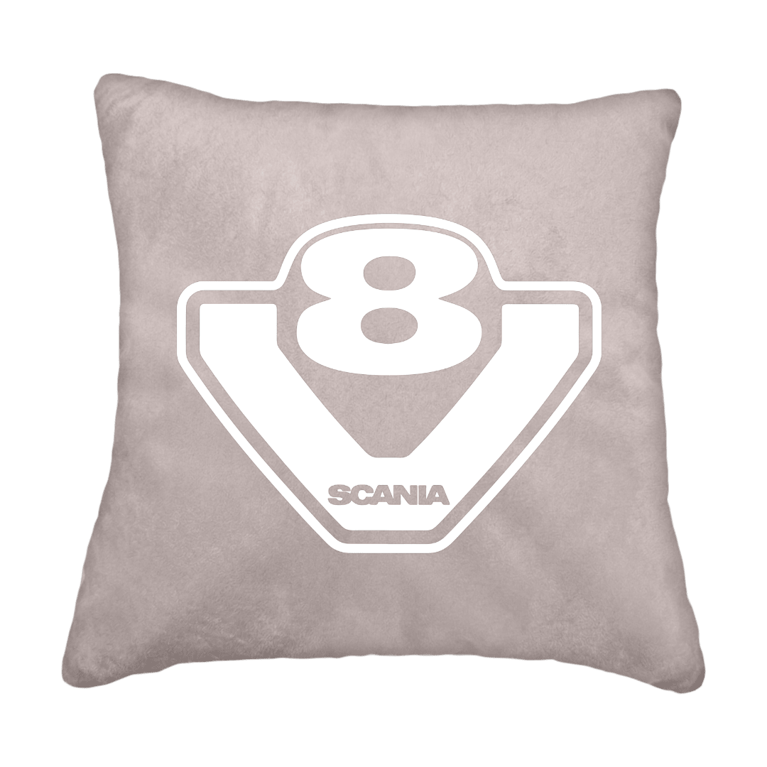 Puder v8 scania - Gråt - KJoF - Sort nappa - 