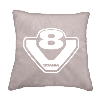 Puder v8 scania - Gråt - KJoF - Sort nappa - 