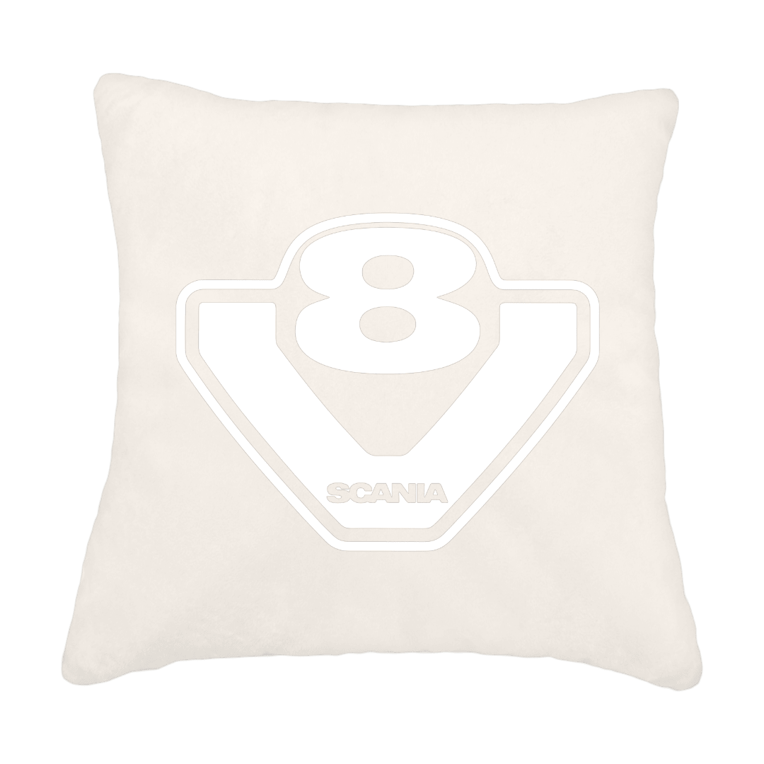 Puder v8 scania - Hvid - KJoF - Sort nappa - 