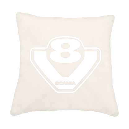 Puder v8 scania - Hvid - KJoF - Sort nappa - 