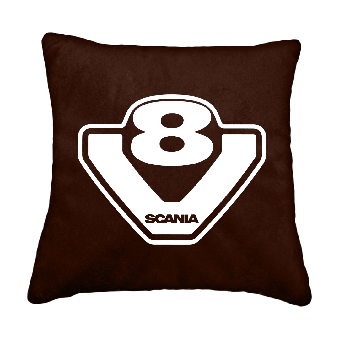 Puder v8 scania - Kaffebrun - KJoF - Sort nappa - 