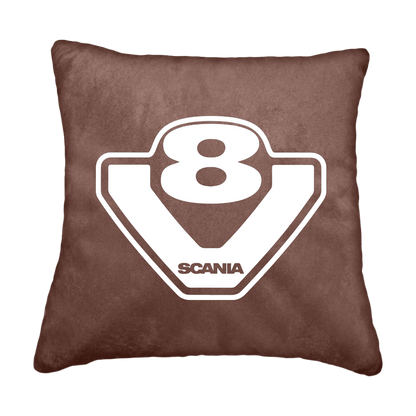 Puder v8 scania - Mokkabrun - KJoF - Sort nappa - 