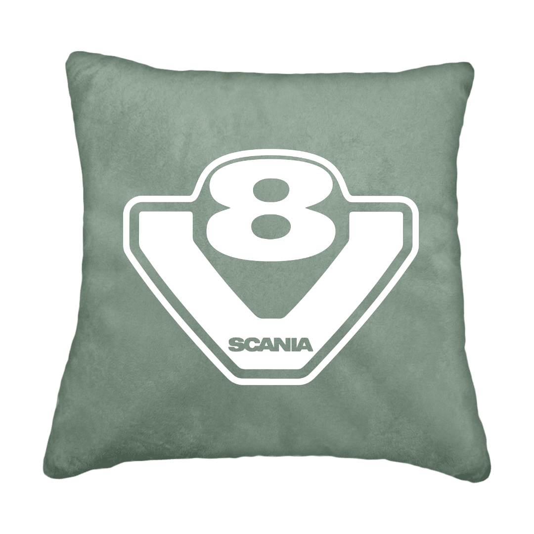 Puder v8 scania - Salviegrøn - KJoF - Sort nappa - 