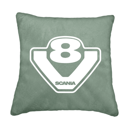 Puder v8 scania - Salviegrøn - KJoF - Sort nappa - 