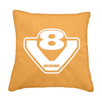 Puder v8 scania - sennepsgul - KJoF - Sort nappa - 