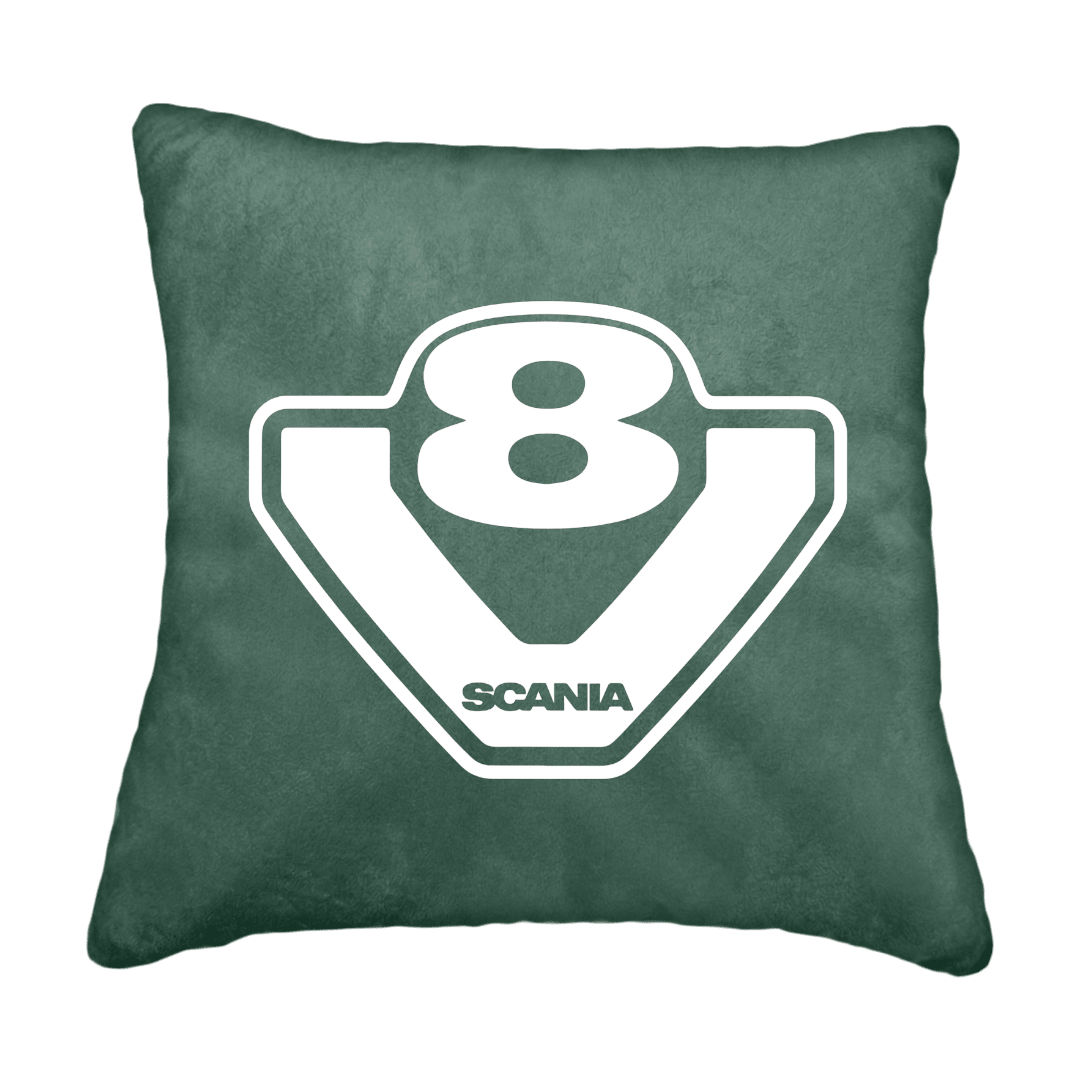 Puder v8 scania - Skovgrøn - KJoF - Sort nappa - 