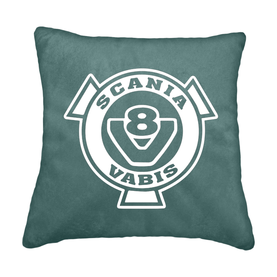 Puder V8 scania vabis - Aronagrøn - KJoF - Sort nappa - 