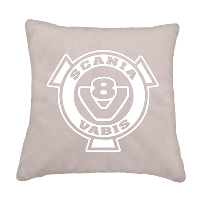 Puder V8 scania vabis - Duegrå - KJoF - Sort nappa - 
