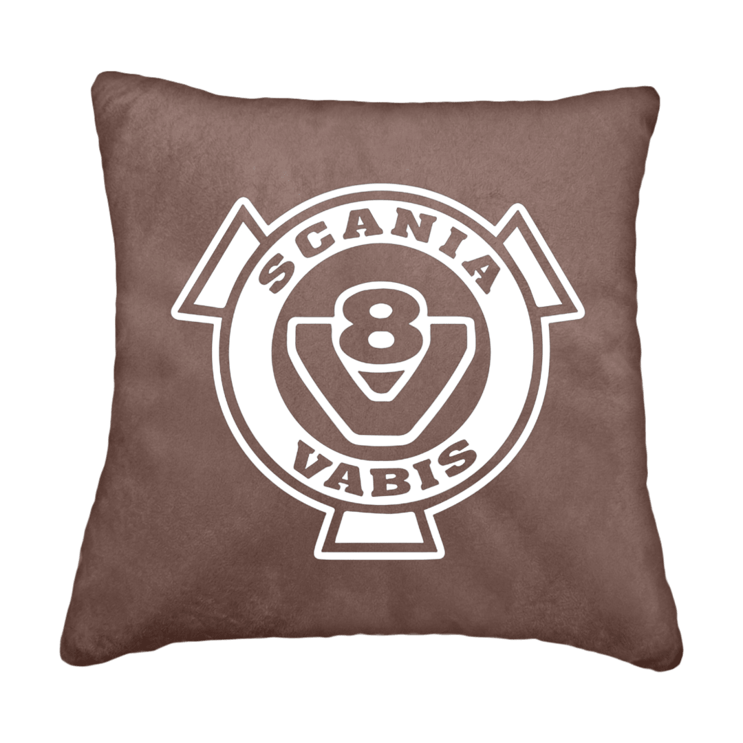 Puder V8 scania vabis - Elefantgrå - KJoF - Sort nappa - 