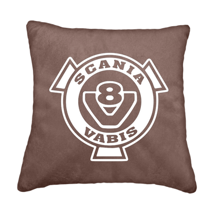 Puder V8 scania vabis - Elefantgrå - KJoF - Sort nappa - 
